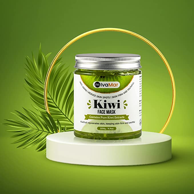Natural Organic Kiwi / Cucumber Beauty Gel Face Mask