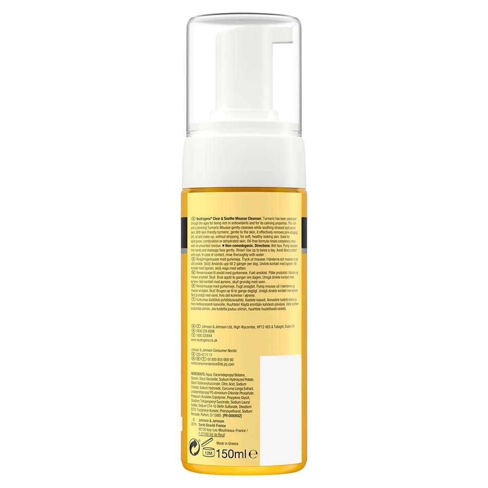 NEUTROGENA® Clear & Soothe Mousse Cleanser 150ml