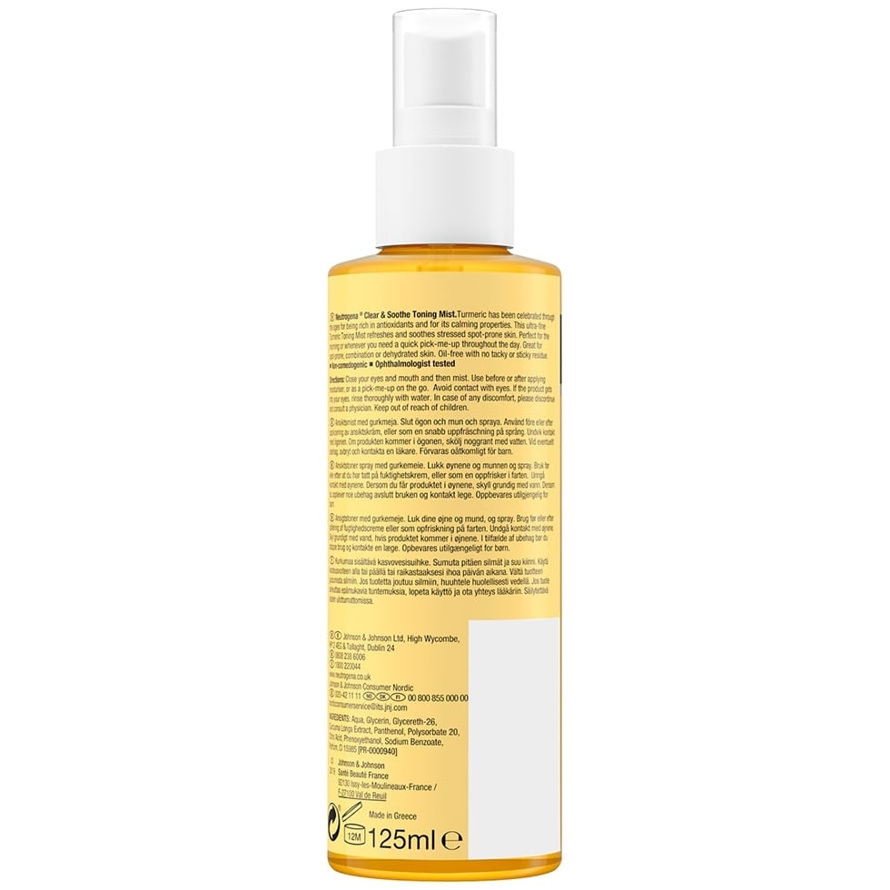 NEUTROGENA® Clear & Soothe Toning Mist 125ml