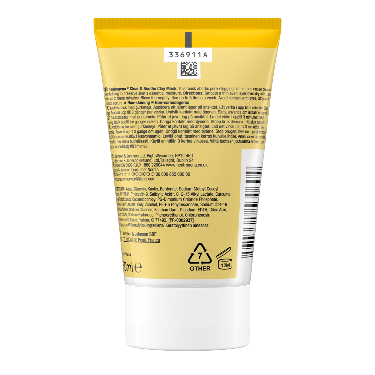 NEUTROGENA® Clear & Soothe Clay Mask 50ml