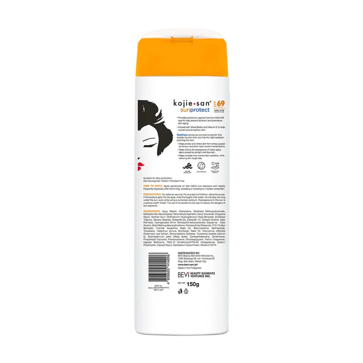 SunProtect SPF69 PA+++ Body 150g