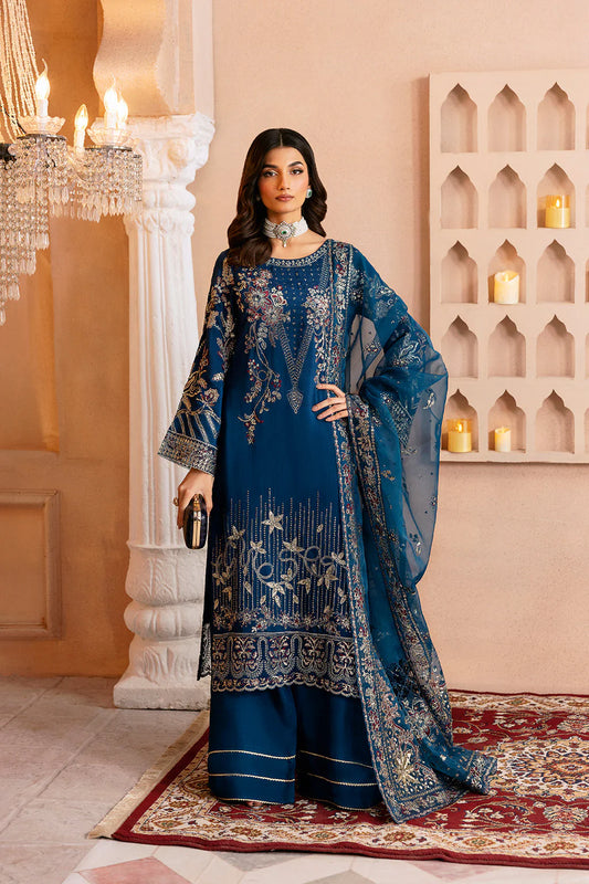 Azure Dream Embroidered Ensemble