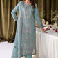 Serene Aqua Embroidered Ensemble