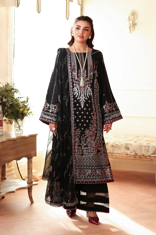 Midnight Noir Embroidered Ensemble