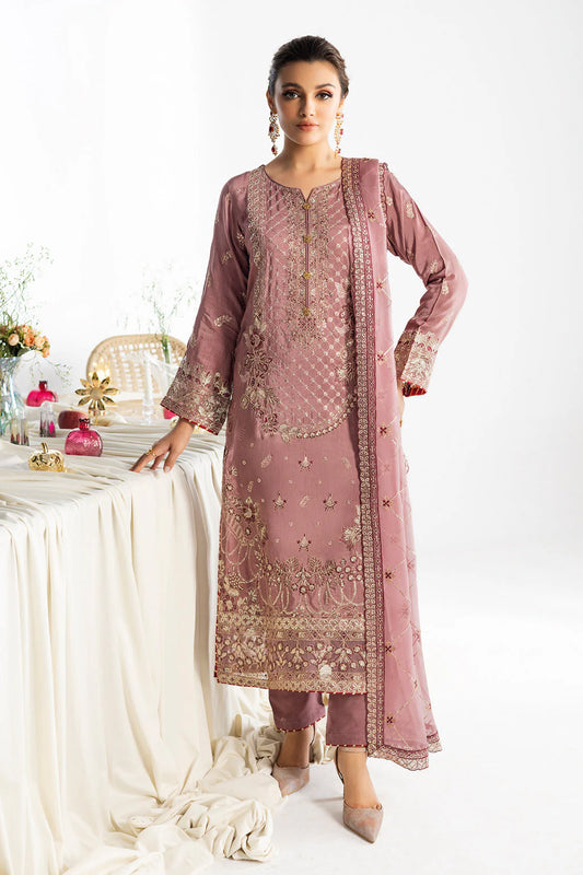 Dusty Rose Embroidered Ensemble