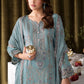 Serene Aqua Embroidered Ensemble
