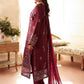 Royal maroon embroidered suit