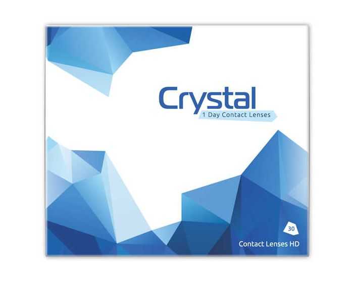 CRYSTAL 1 DAY (30 Lenses per Box) - Eye Number 0.50 to 7.50