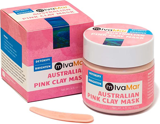Organic Australian Pink Clay Face Mask Natural Kaolin Clay