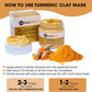 Turmeric Clay Face Mask Kit with Vitamin C-Pore Detox Brightening Face Mask