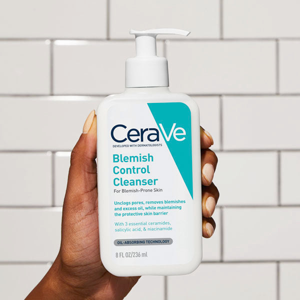 CeraVe Blemish Control Face Cleanser with 2% Salicylic Acid & Niacinamide for Blemish-Prone Skin 236ml