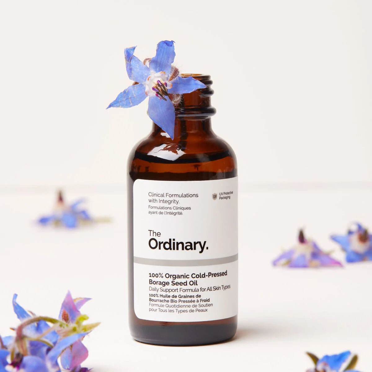 100% Organic Cold-Pressed Borage Seed Oil